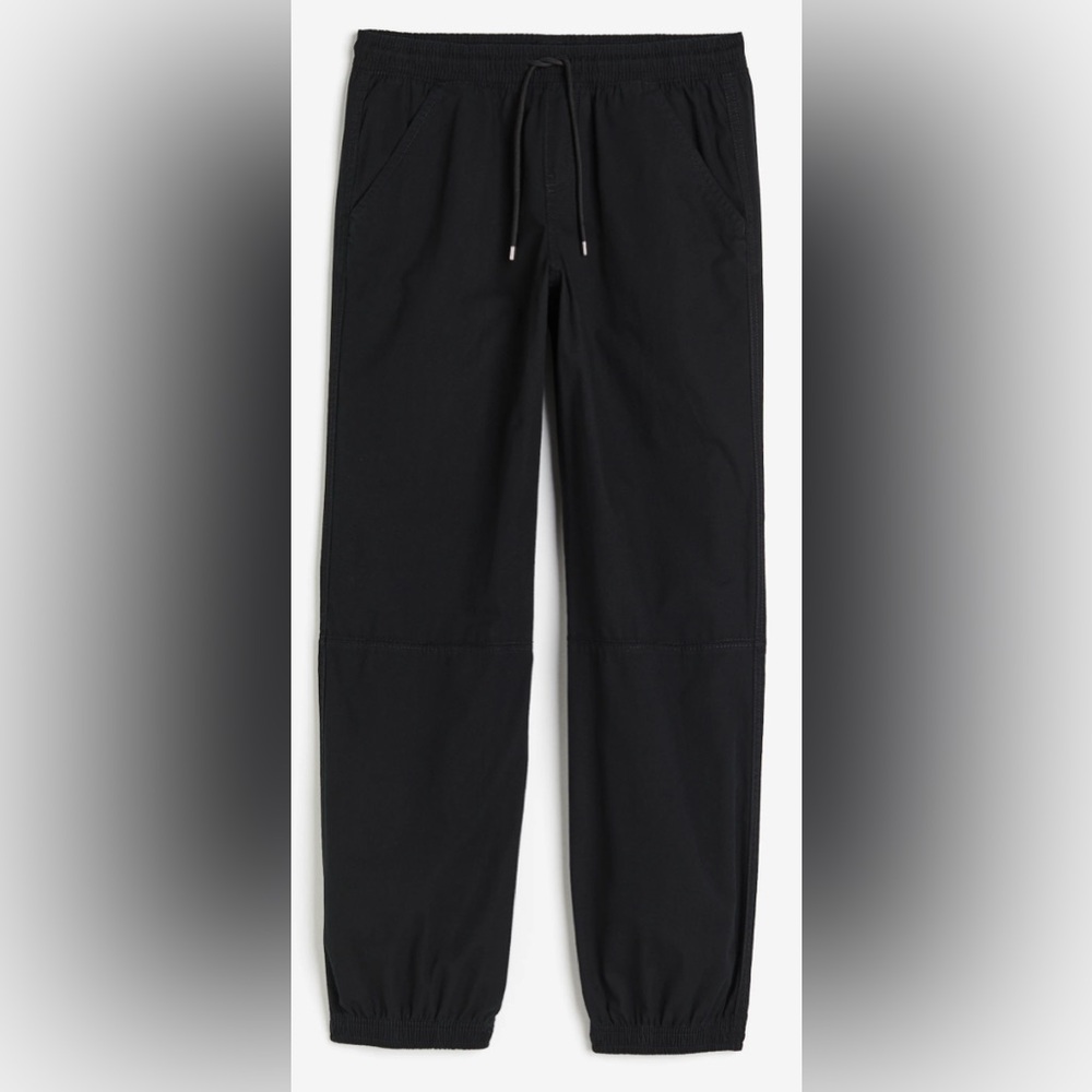 H&M DIVIDED | Women’s Low-Waisted Pull-On Black Trousers | Size XS | NWOT